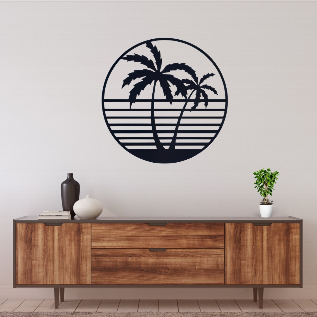 Buy Laser Cut Palm Tree Wooden Wall Art, Wall Decor Home Decor | Decor We 